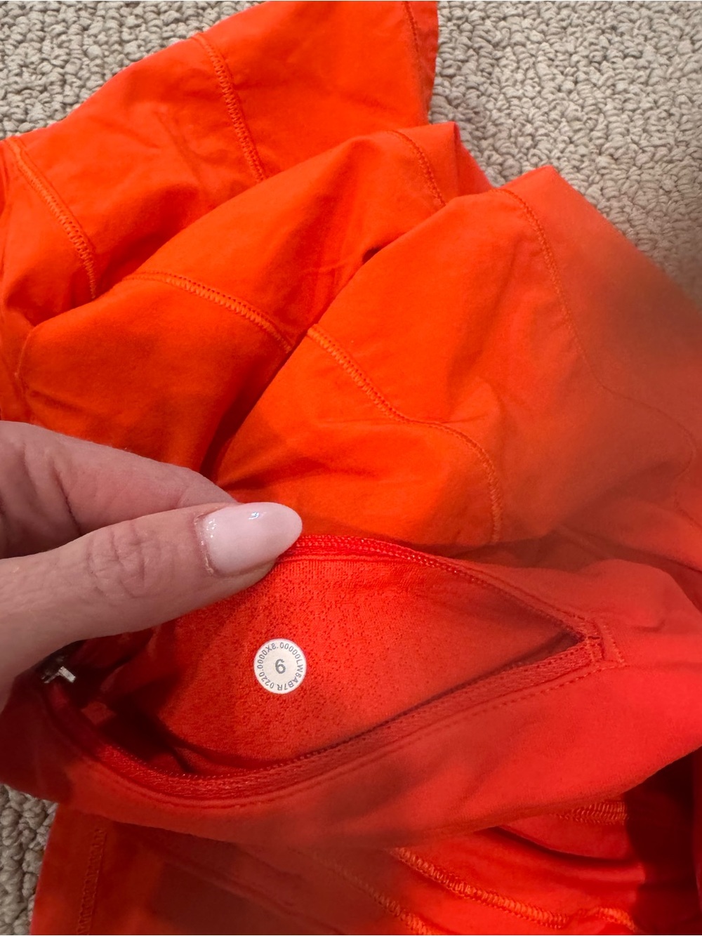 lululemon athletica Women's Red-Orange Athletic Skort - Picture 3 of 3